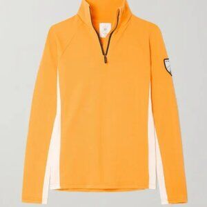 We Norwegians Tryvann Voss Wool Blend Colorblock 1/2 Zip Ski Top SIZE XS
